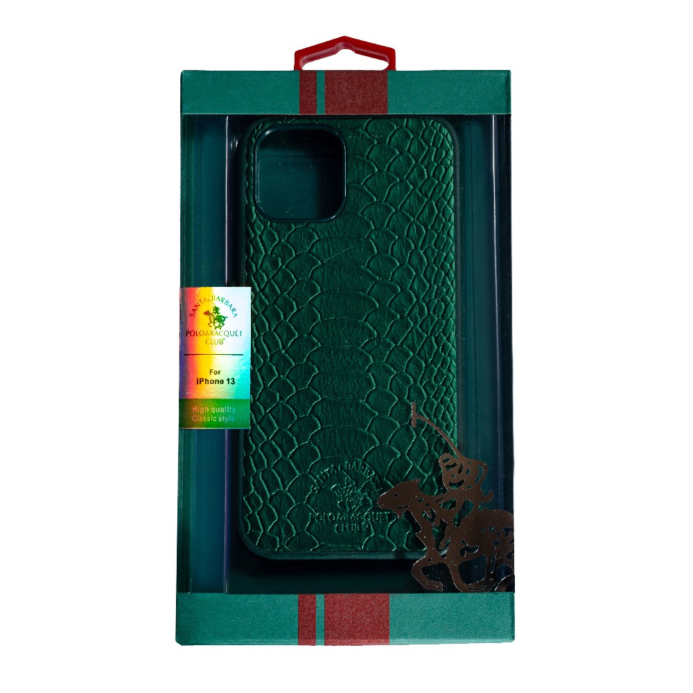 Накладка Santa Barbara Snake для iPhone 13 / 14 Green-3