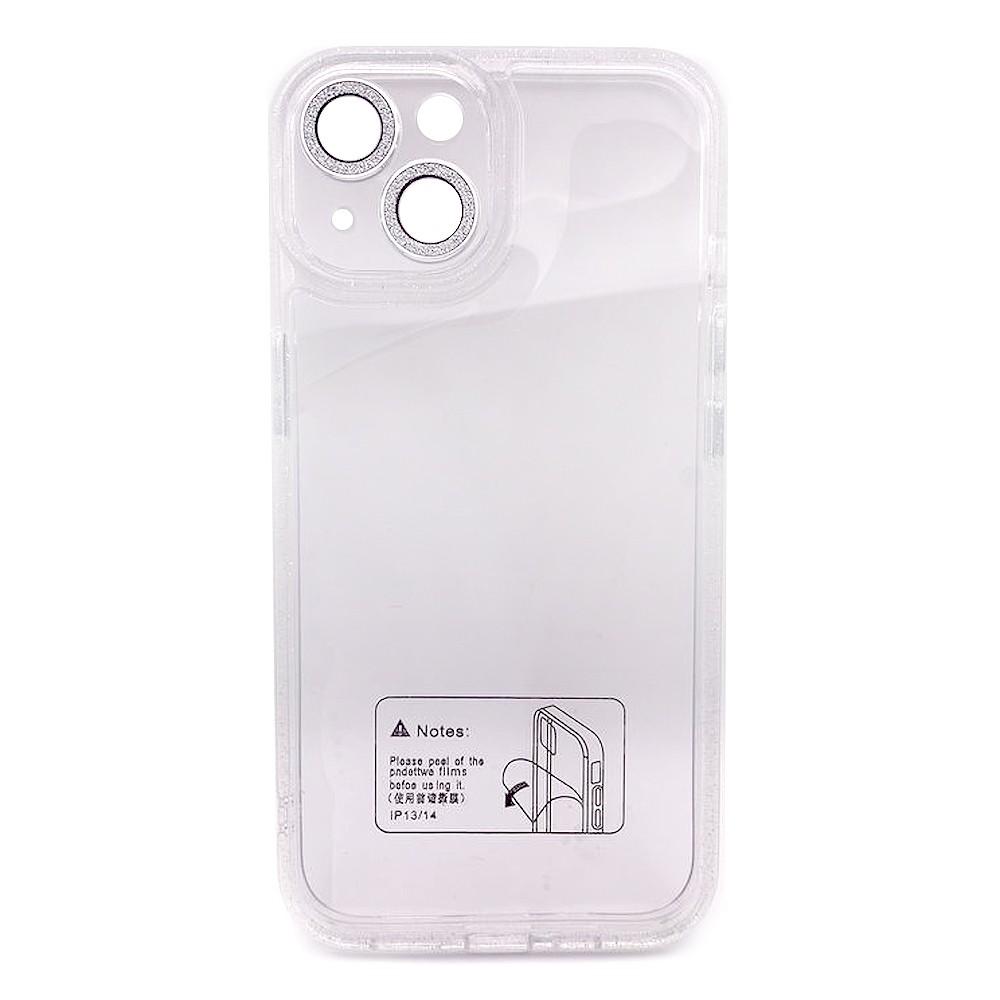 Накладка Bling Side edge для iPhone 13 (Silver)-0