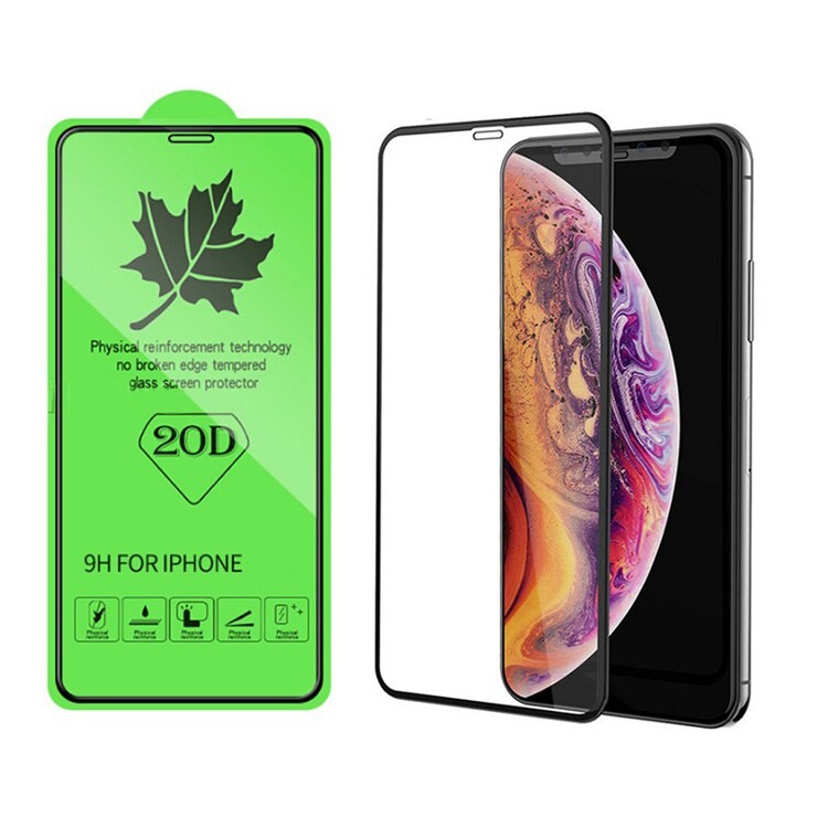 Захисне скло DK Full Glue 20D для iPhone 13/13 Pro/14 (6.1")-0