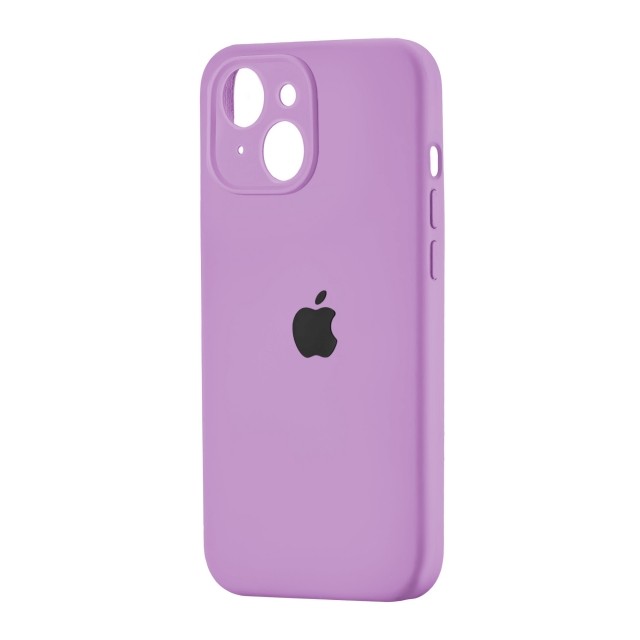 Silicone Case Square Full Camera Protective (AA) для iPhone 13 (Grape)-0