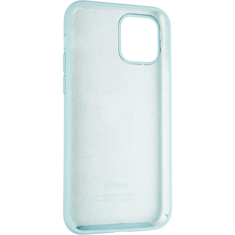 Silicone Case Full Protective (AA) для iPhone 13 (Ice sea blue)-1