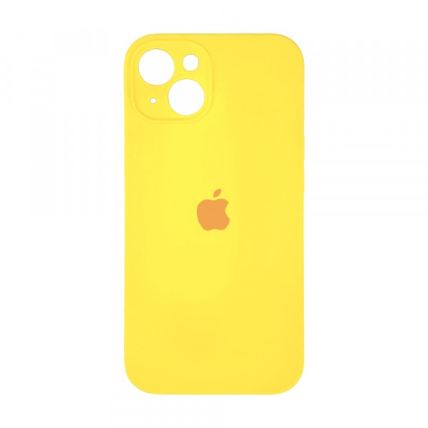 Silicone Case Full Camera Protective (AA) для iPhone 13 (Yellow)-0