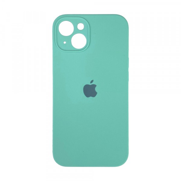 Silicone Case Full Camera Protective (AA) для iPhone 15 (Azure)-0
