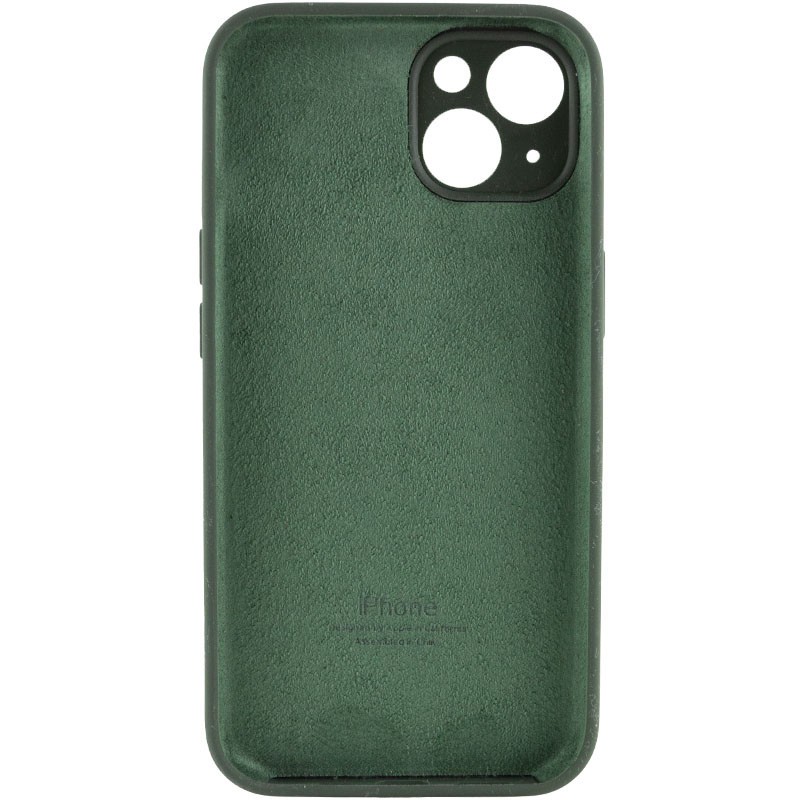 Silicone Case Full Camera Protective (AA) для iPhone 13 (Cyprus green)-1