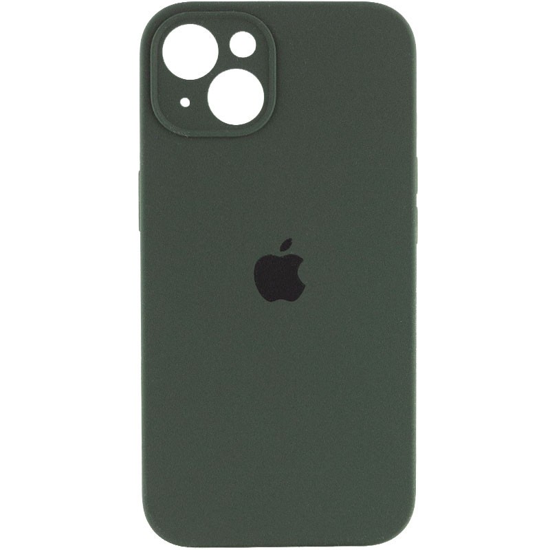 Silicone Case Full Camera Protective (AA) для iPhone 13 (Cyprus green)-0