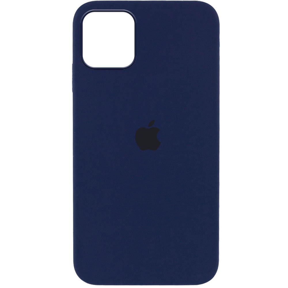 Silicone Case Full Protective (AA) для iPhone 13 (Deep Navy)-0