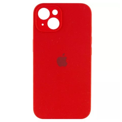 Silicone Case Full Camera Protective (AA) для iPhone 13 (Red)-0