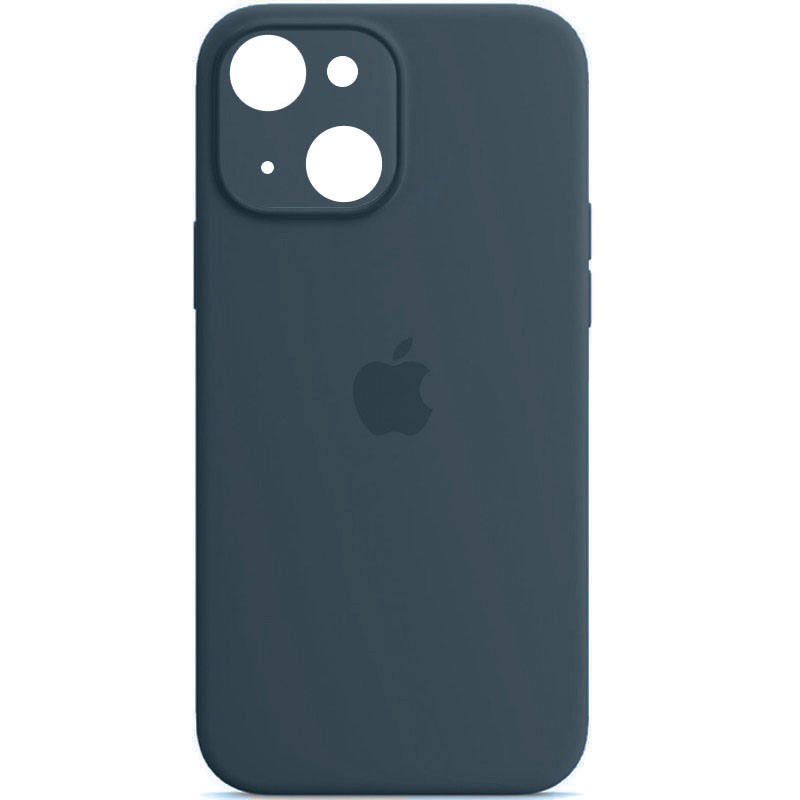 Silicone Case Full Camera Protective (AA) для iPhone 13 (Abyss blue)-0