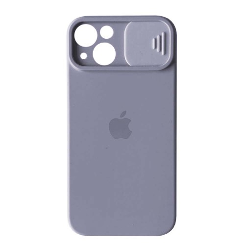 Silicone Case Square Slider Full Camera Protective (AA) для iPhone 13 (Dasheen)-0
