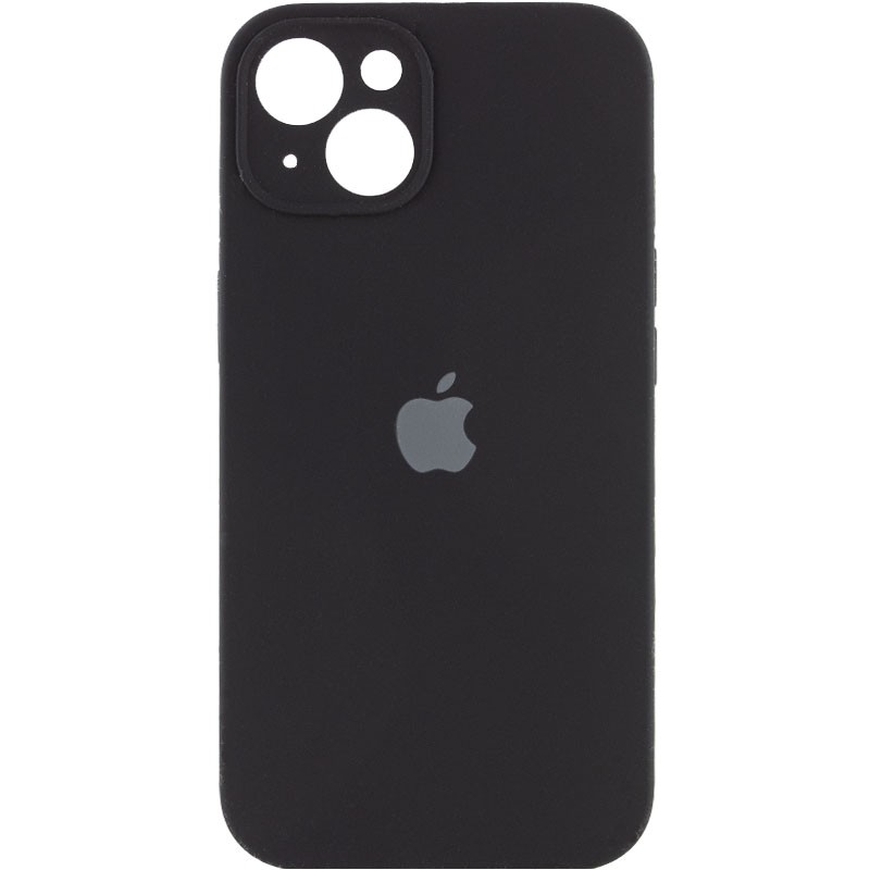 Silicone Case Full Camera Protective (AA) для iPhone 13 mini (Black)-0