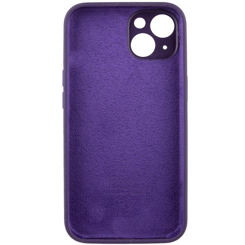 Silicone Case Full Camera Protective (AA) для iPhone 13 (Elderberry)-1