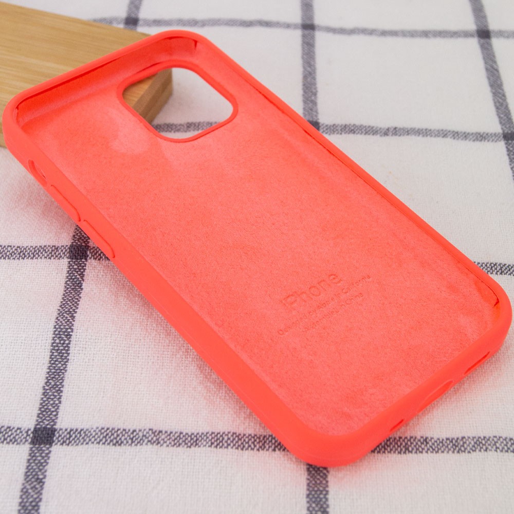 Silicone Case Full Protective (AA) для iPhone 13 (Watermelon red)-2