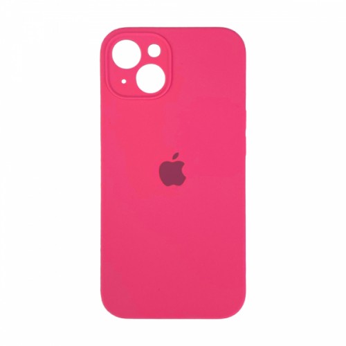 Silicone Case Square Full Camera Protective (AA) для iPhone 13  (Hot Pink)-0