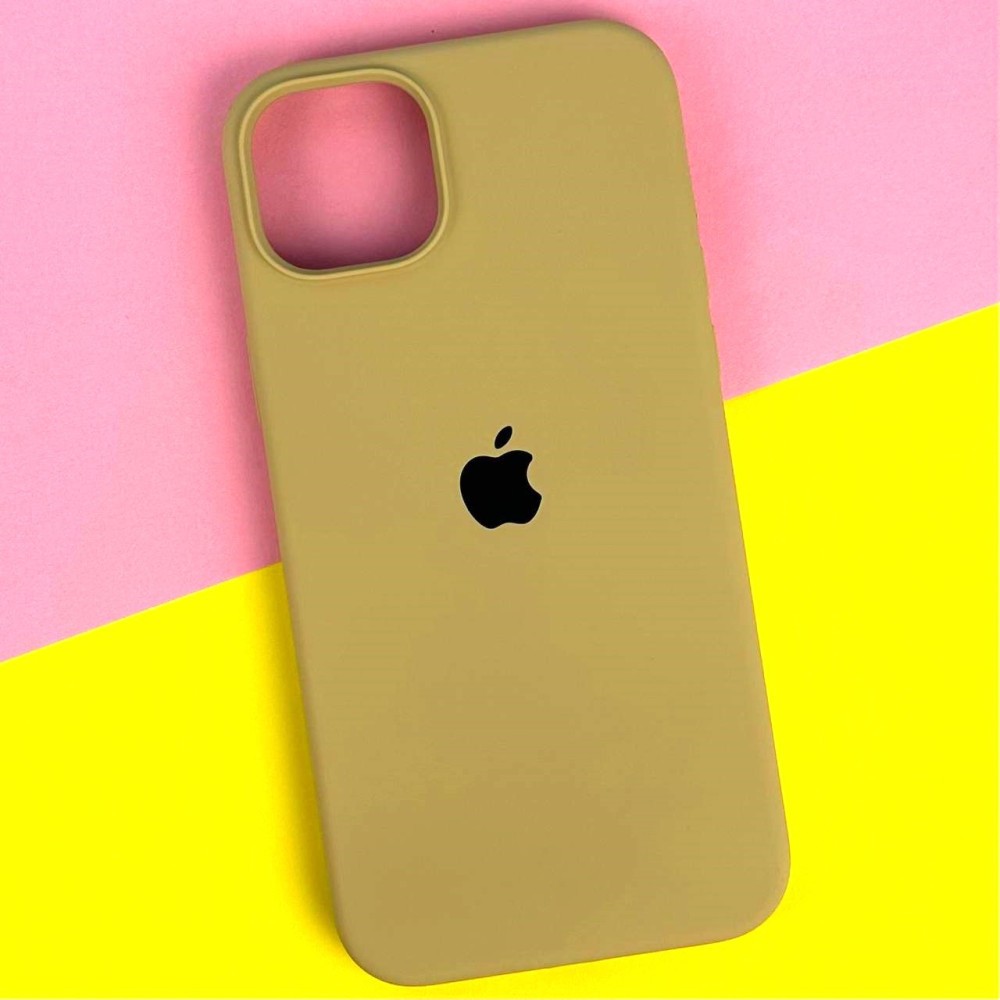 Silicone Case Full Protective (AA) для iPhone 13 (Gold)-0