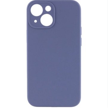 Silicone Case Full Camera Protective (AA) для iPhone 13 (Lavander gray)-0