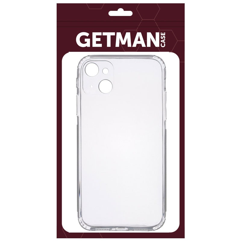 Накладка GETMAN Clear 1,0 mm для  iPhone 13 mini (5.4")  прозора-1