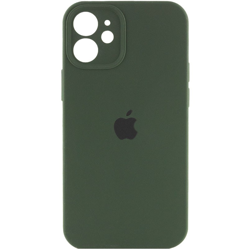 Silicone Case Full Camera Protective (AA) для iPhone 12 mini (5.4") (Forest green)-0