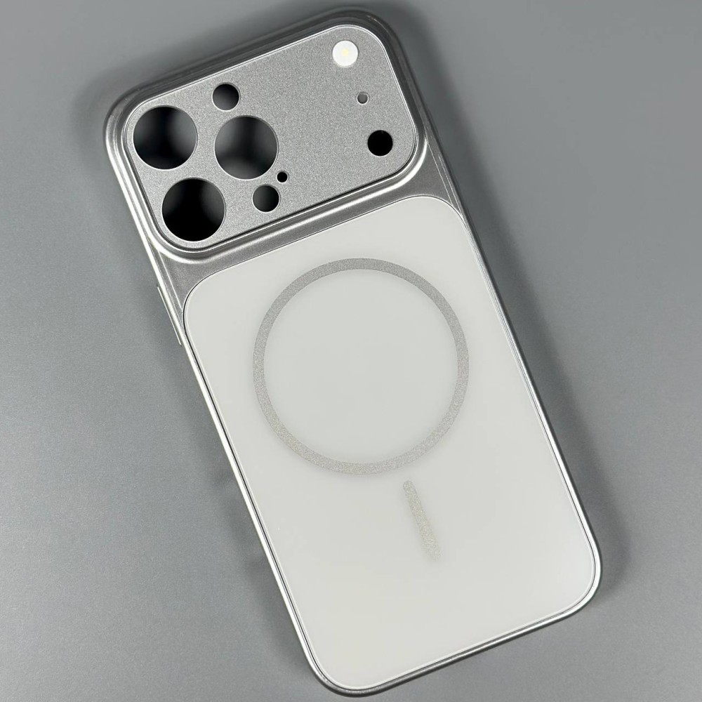 Чохол 17 Style MagSafe для iPhone 13 Pro срібний-0