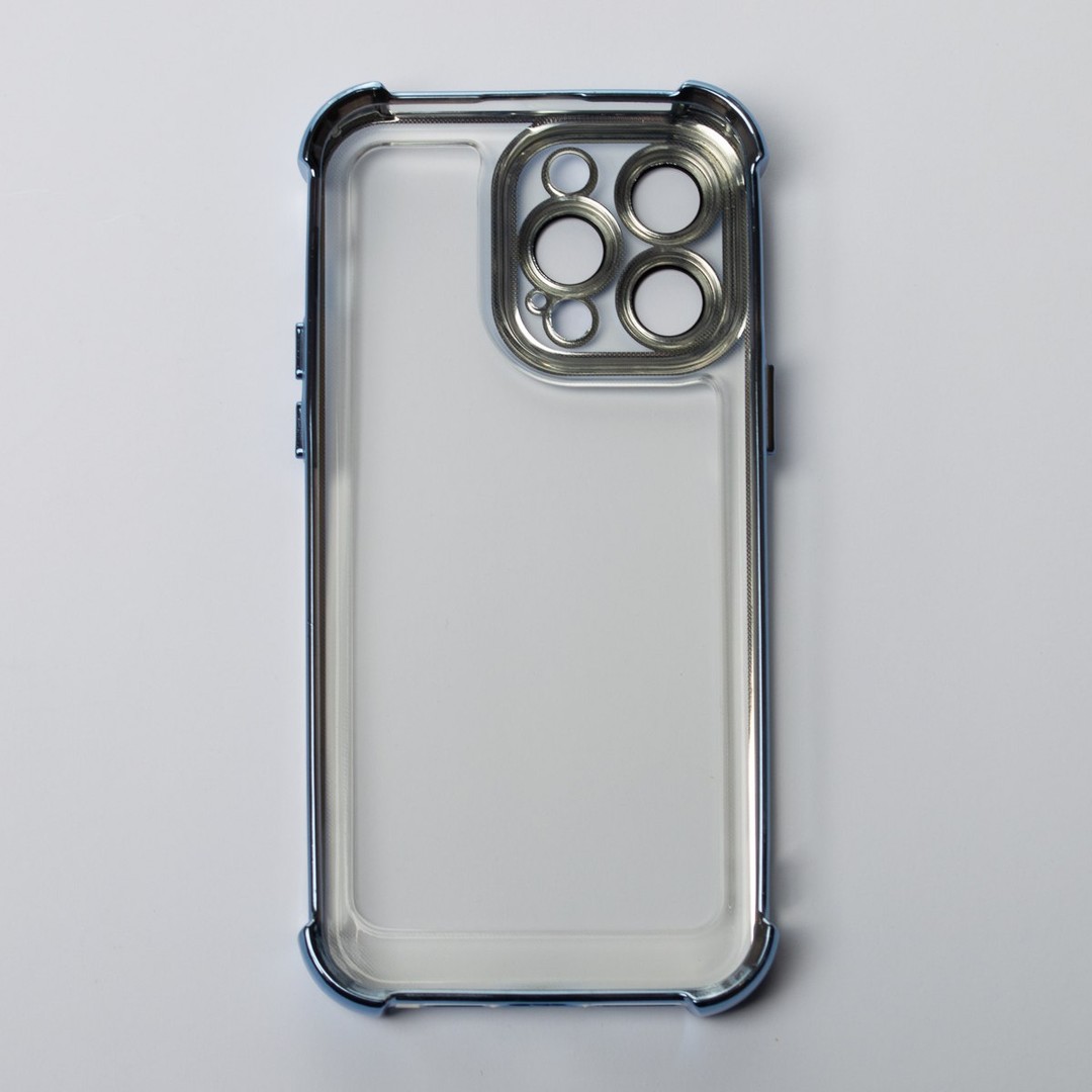 Накладка WXD Electroplated Side Colors для Iphone 13 Pro (Синя)-1