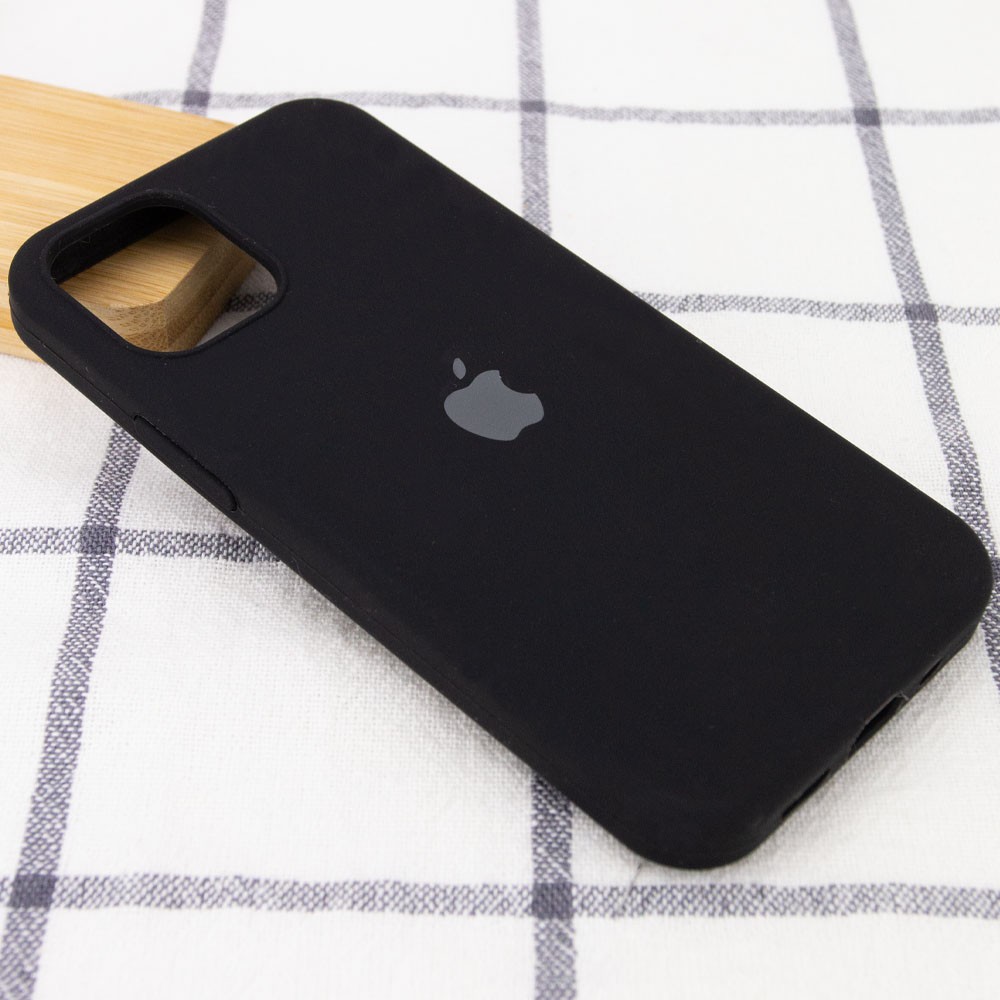 Silicone Case Full Protective (AA) для iPhone 13/14 (Black)-1
