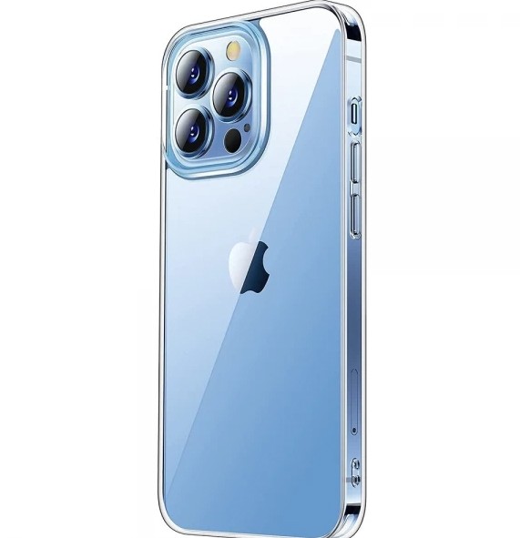 Накладка Premium для IPhone 13 Pro силіконова прозора-0