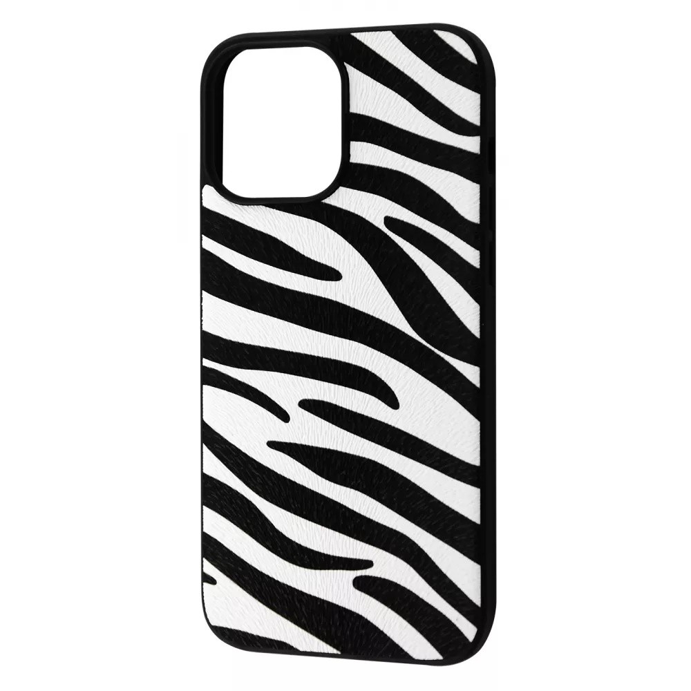 Накладка Animal Print для iPhone 13 Pro (zebra)-0