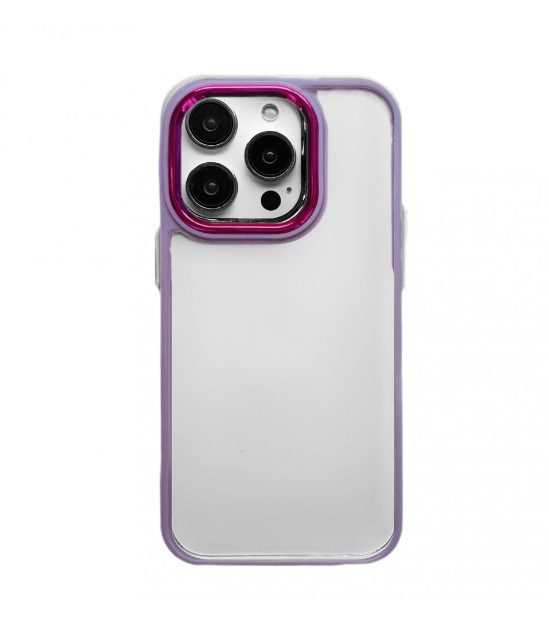 Накладка New Skin Clear Case для iPhone 14 Pro Max (Lilac)-0