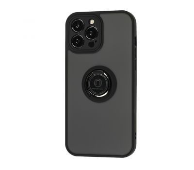 Накладка Totu Gingle Ring для Iphone 13 Pro чорна-0