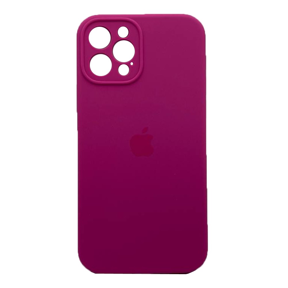 Silicone Case Full Camera Protective (AA) для iPhone 12 Pro (6.1") (Dragon fruit)-0