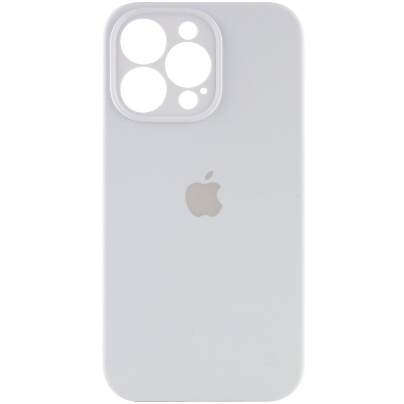Silicone Case Full Camera Protective (AA) для iPhone 13 Pro (Light grey)-0