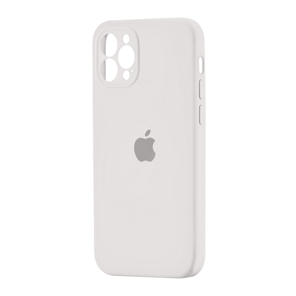 Silicone Case Square Full Camera Protective (AA) для iPhone 13 Pro (Rock Ash)-0