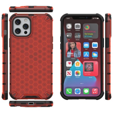 Чохол Honeycomb для Iphone 11 Pro червоний-0
