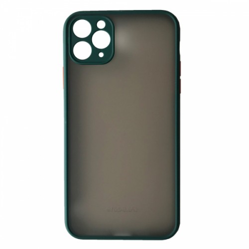Накладка Totu Gingle Camera для IPhone 13 Pro Max темно-зелена-0