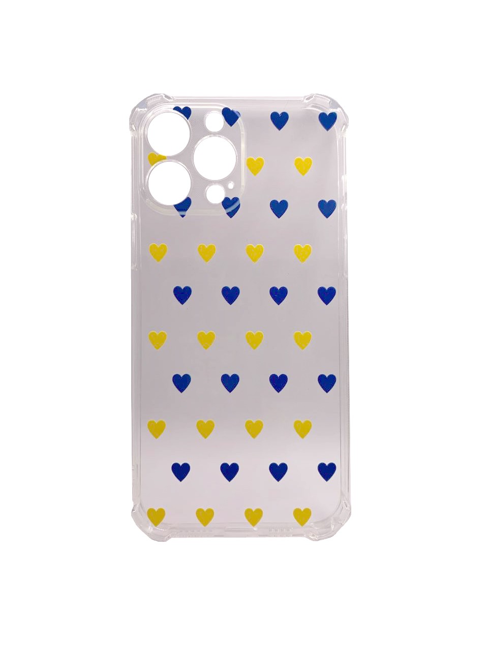 Накладка  WAVE Patriot Clear Case для Iphone 13 Pro Max (ua hearts)-0