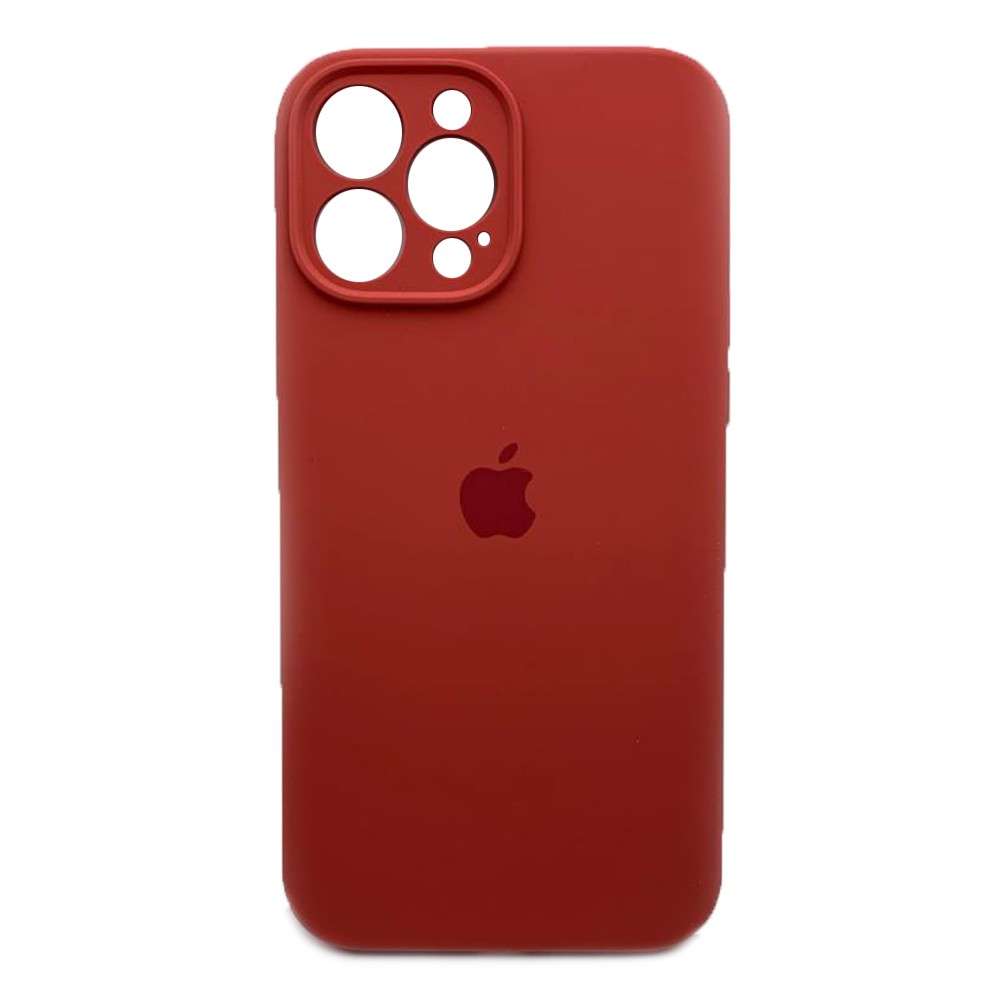 Silicone Case Full Camera Protective (AA) для iPhone 13 Pro Max (Camelia)-0