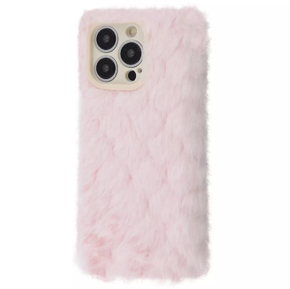 Накладка Fluffy Love Case для iPhone 13 Pro Max (pink)-0
