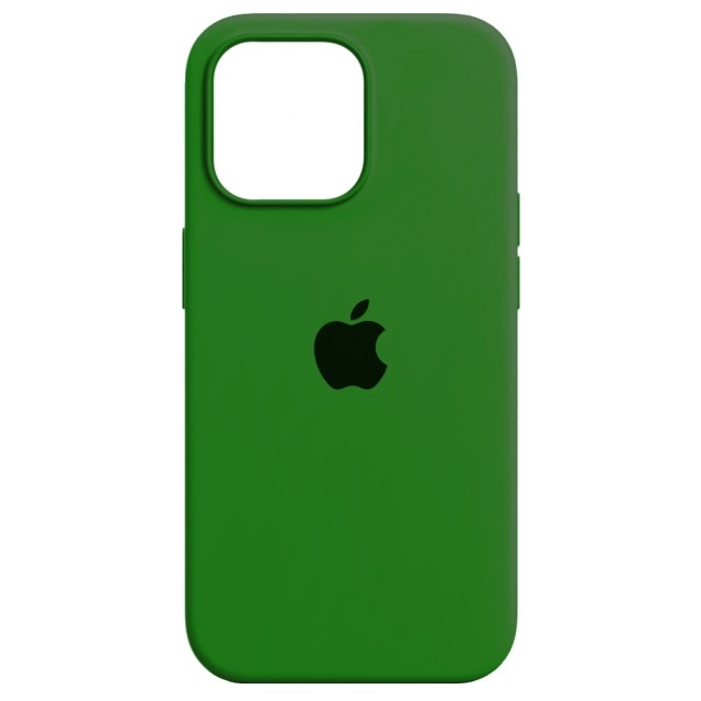 Silicone Case Full Protective (AA) для iPhone 13 PRO MAX (Army green)-0