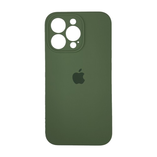 Silicone Case Full Camera Protective (AA) для iPhone 13 Pro Max (Pine green)-0