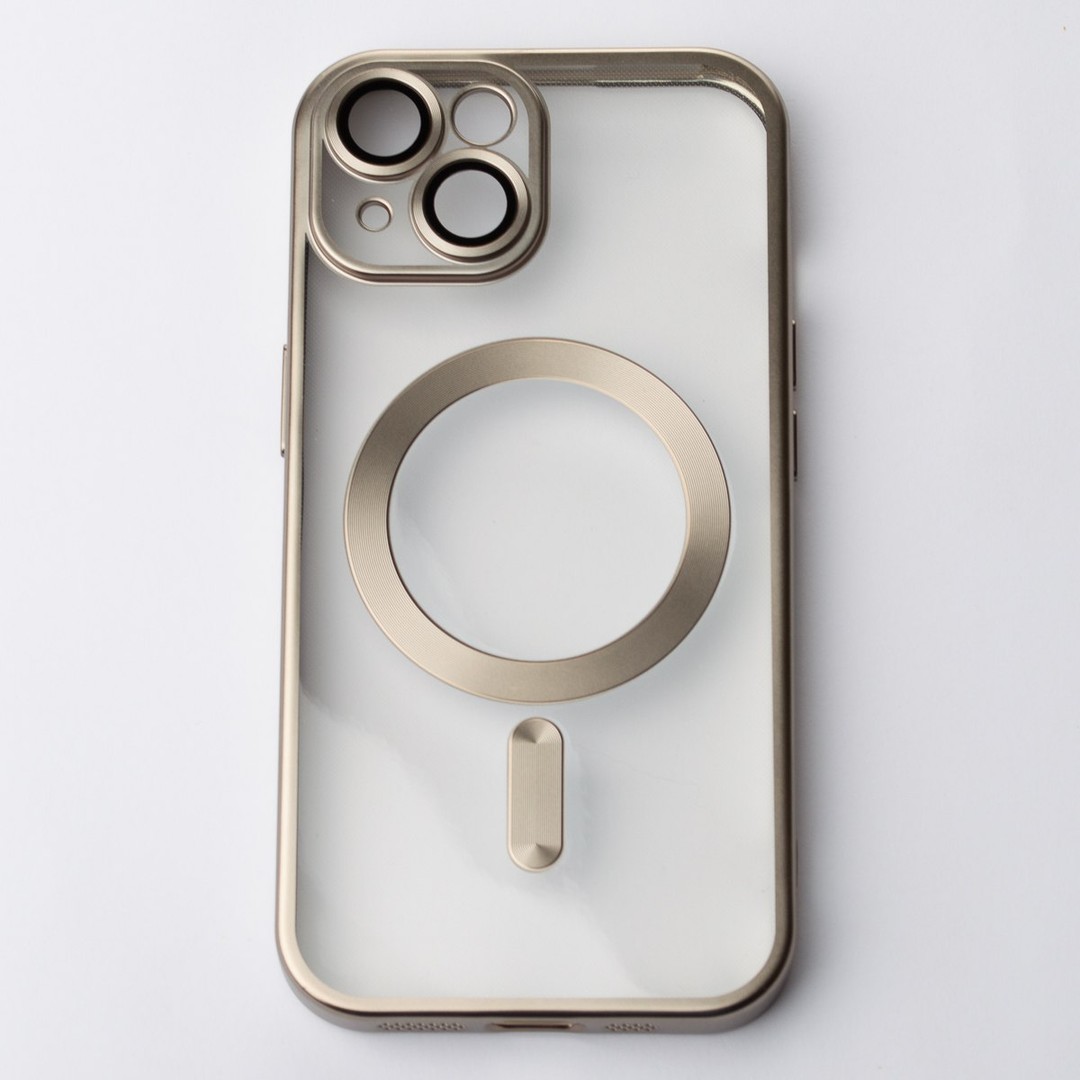 Накладка Metal Matte Case MagSafe для iPhone 13 (Silver)-0