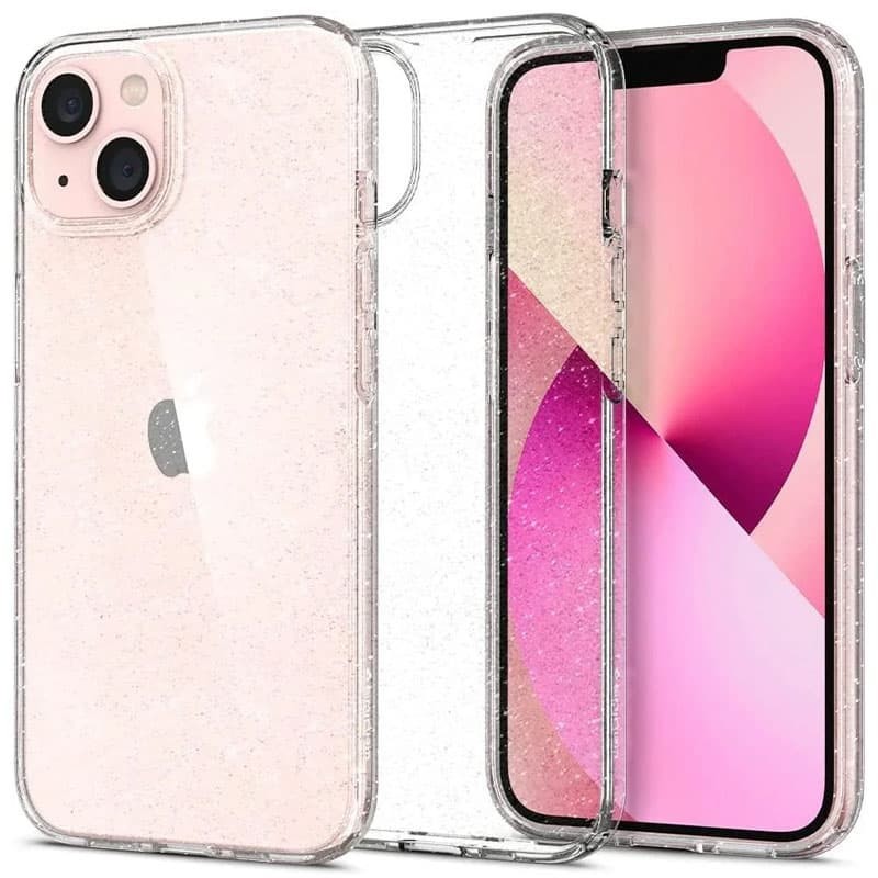 Накладка Molan Cano Jelly Sparkle для iPhone 14 Plus/15 Plus (6.7") (Прозора)-0