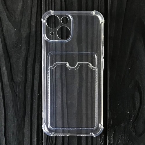 Накладка WXD Space Card Pocket для Iphone 15 (силікон)-0