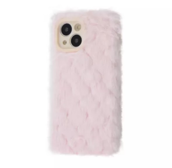 Накладка Fluffy Love Case для iPhone 14 (pink)-0