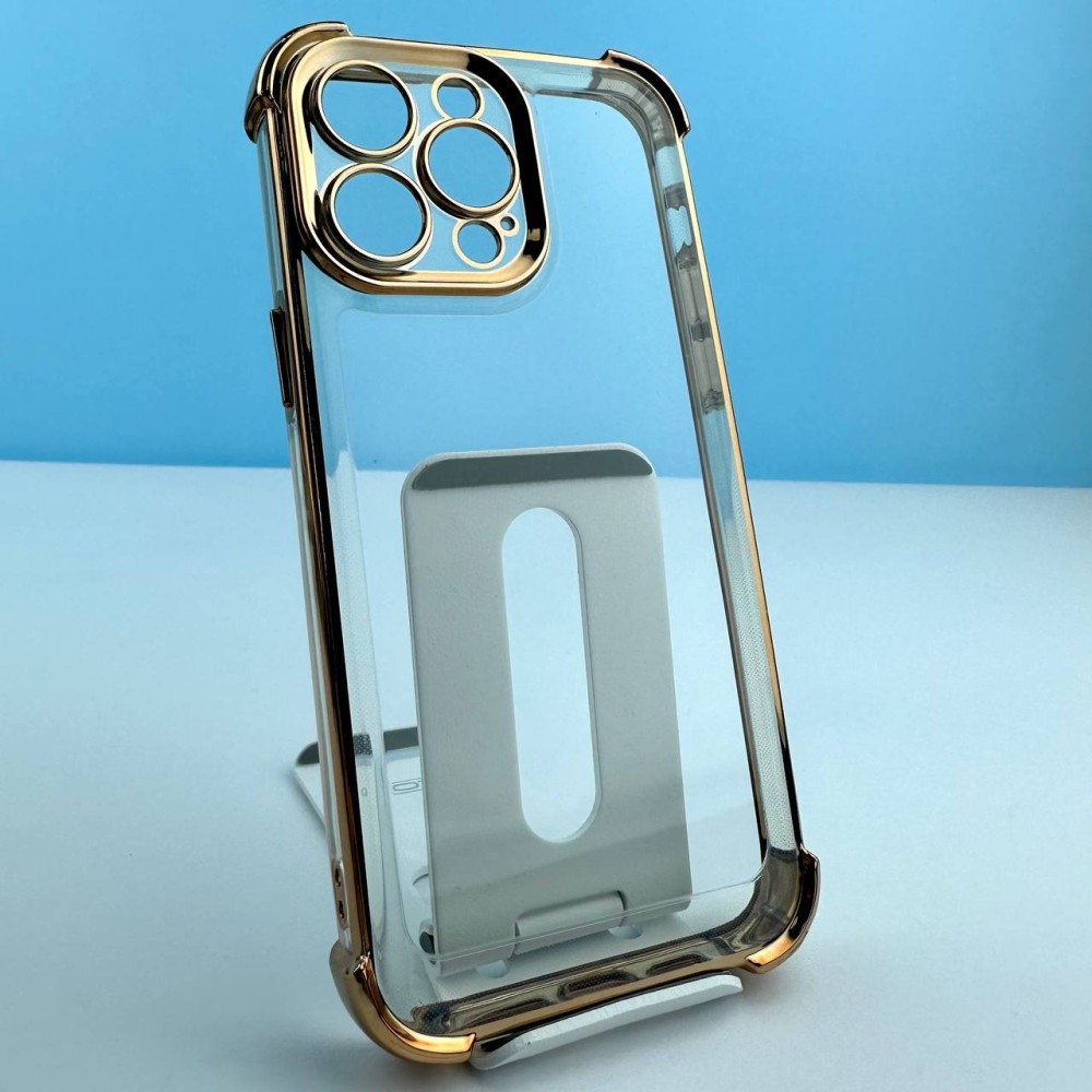 Накладка WXD Electroplated Side Colors для Iphone 13 Pro (Золота)-0