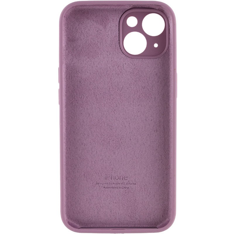 Silicone Case Full Camera Protective (AA) для iPhone 14 (Lilac pride)-1