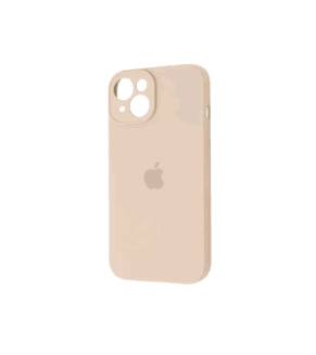 Silicone Case Full Camera Protective (AA) для iPhone 14 (Pink sand)-0