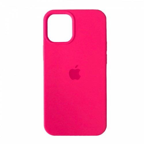 Silicone Case Full Protective для iPhone 14 Plus (6,7") (Barbie pink)-0