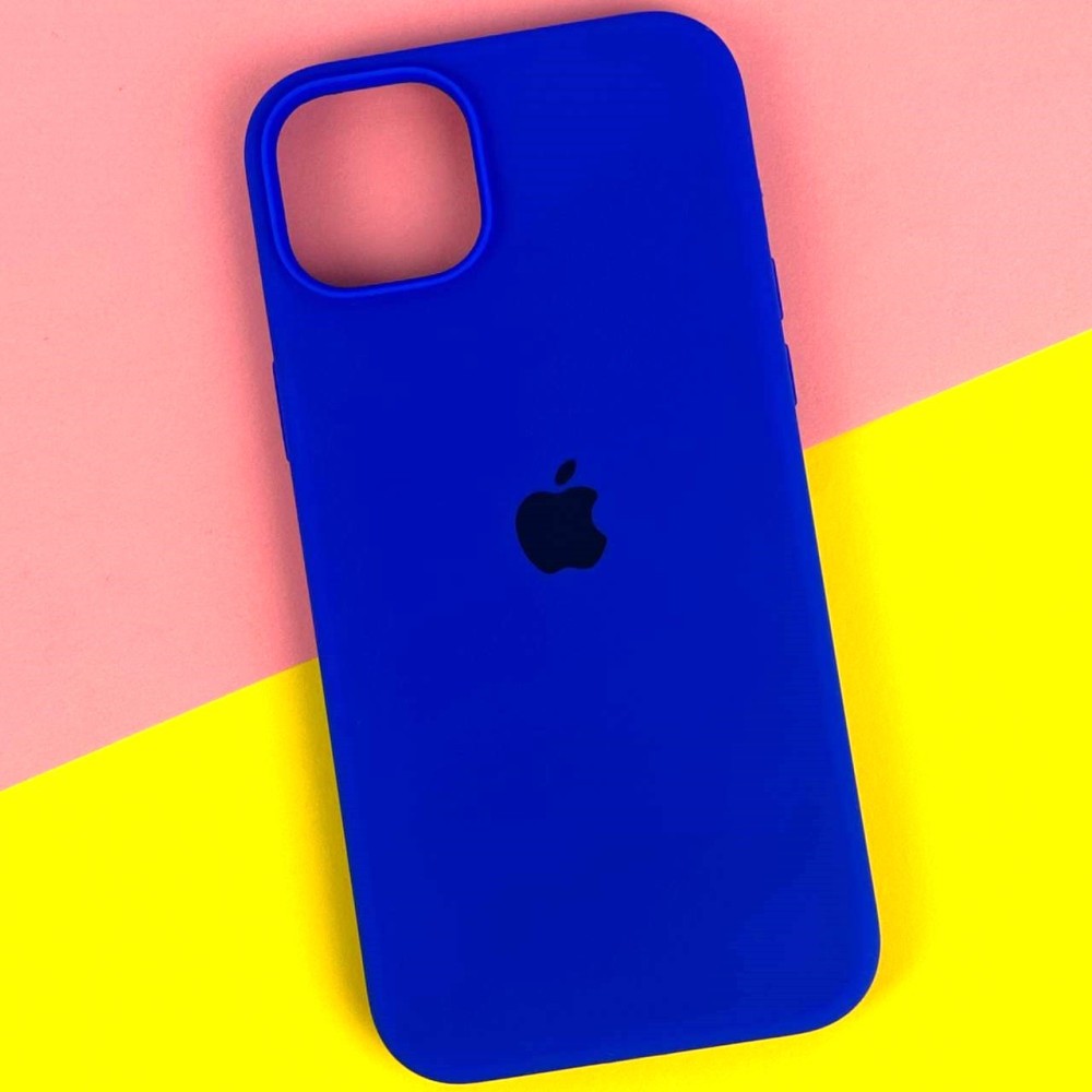 Silicone Case Full Protective (AA) для iPhone 14 (Electric)-0