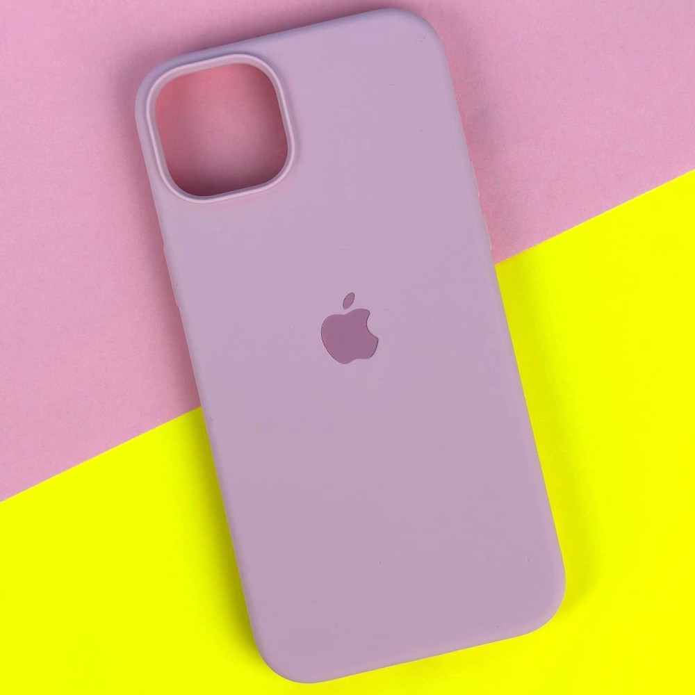 Silicone Case Full Protective (AA) для iPhone 14 (Grape)-0
