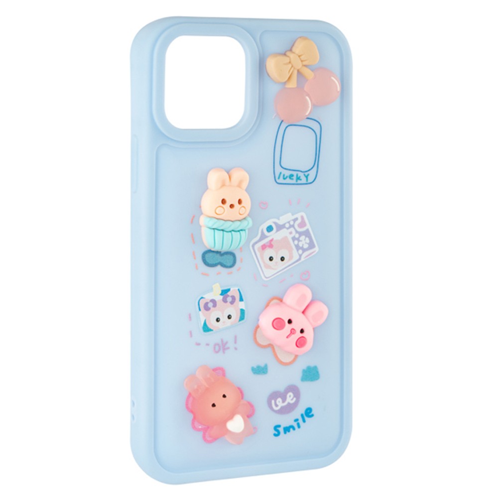 Чохол Pretty Toys для IPhone 13/14 блакитна-0