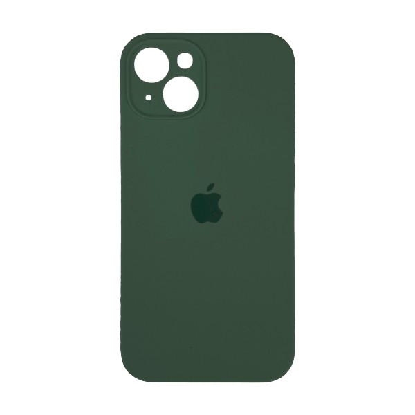 Silicone Case Full Camera Protective (AA) для iPhone 15 (Pine green)-0